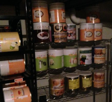 Basement food storage