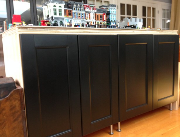 IKEA Lego display platform cabinets