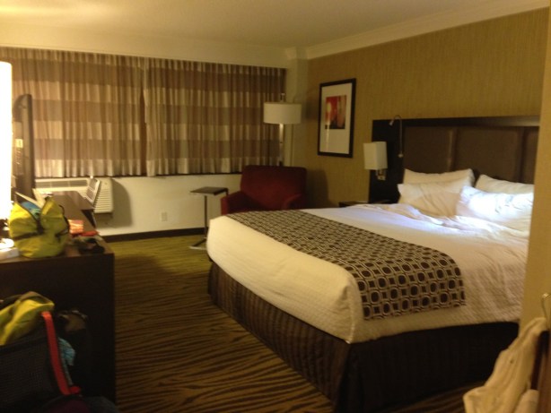 NZ Crowne Plaza LAX hotel room - 1