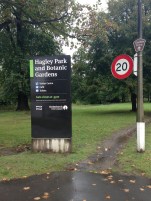 NZ trip Hagley Park sign - 1