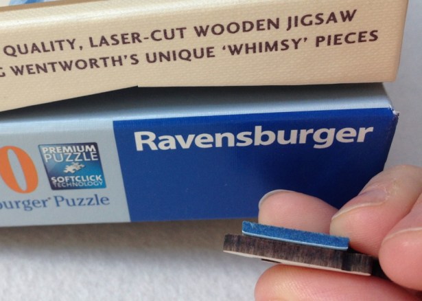 Jigsaw puzzle wood Wentworth cardboard Ravensburger zoom