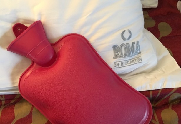 NZ Motel Roma on Riccarton - bed linen hot water bottle