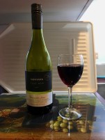 NZ Motel Roma on Riccarton - kitchenette wine bottle glass