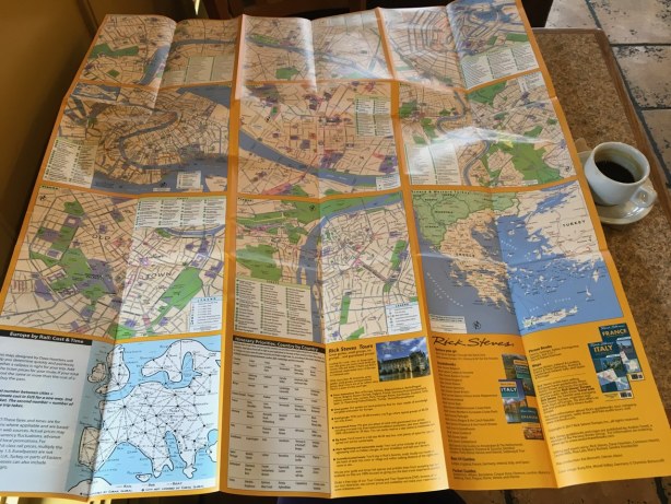 Europe map rail train trip plan compare Rick Steves BACK