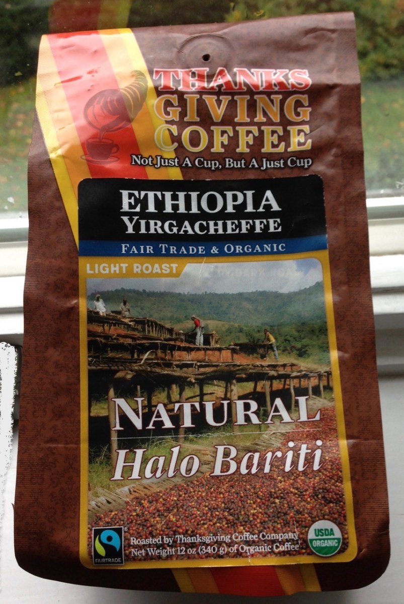 Thanksgiving Coffee bean package of Ethiopia Yirgacheffe