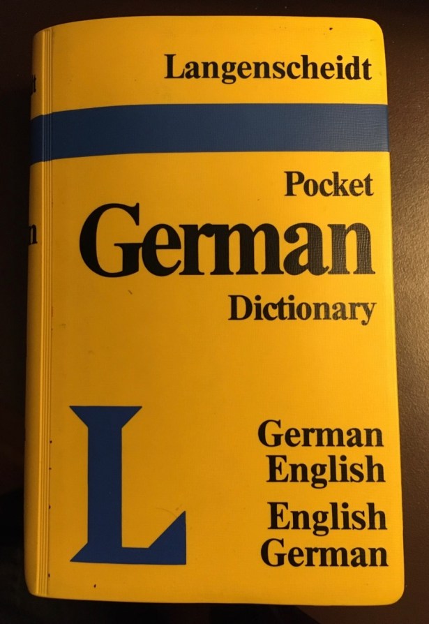 Book cover Langenscheidt pocket German dictionary
