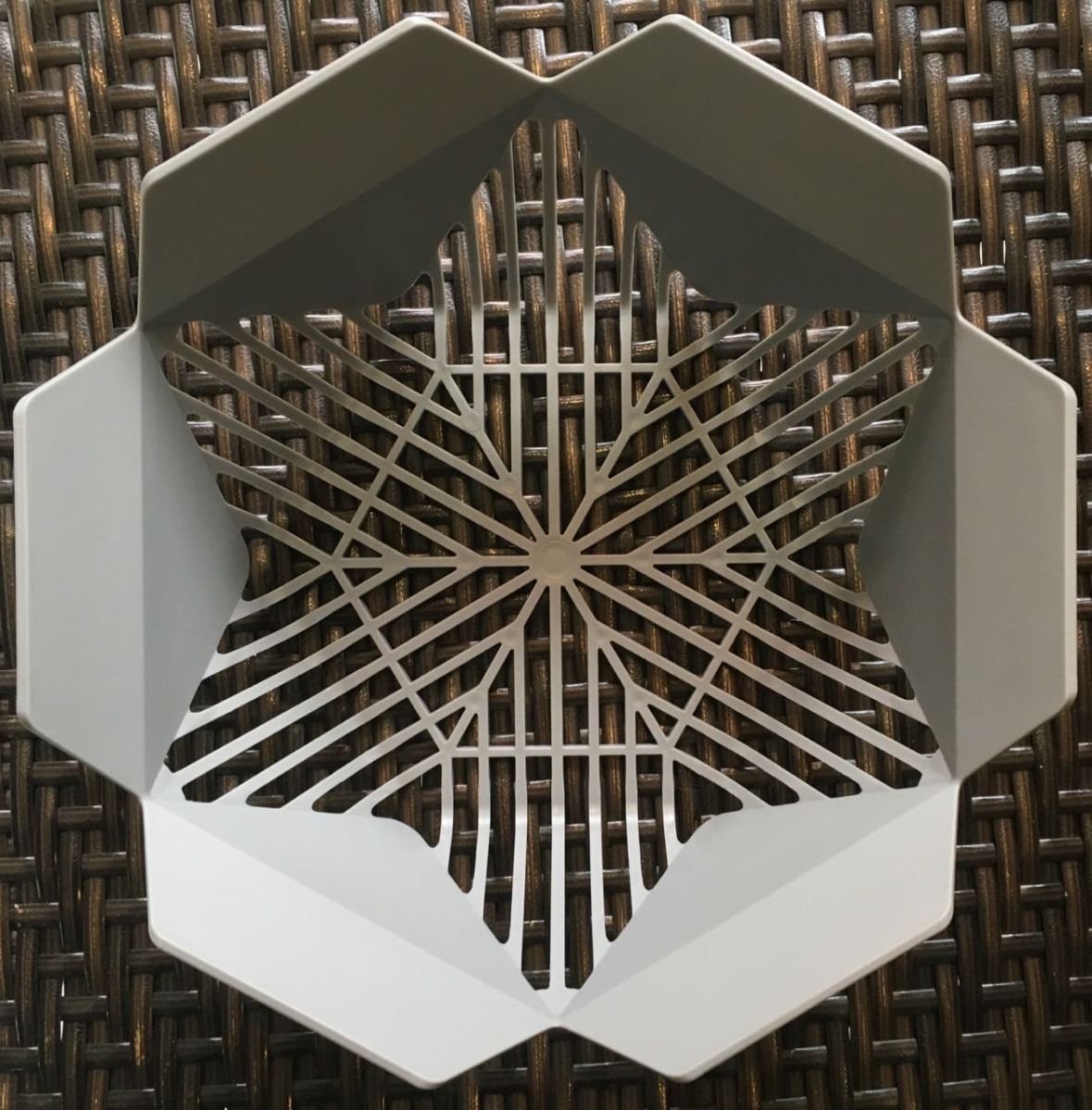 Fruit washing basket included with appliance-top view