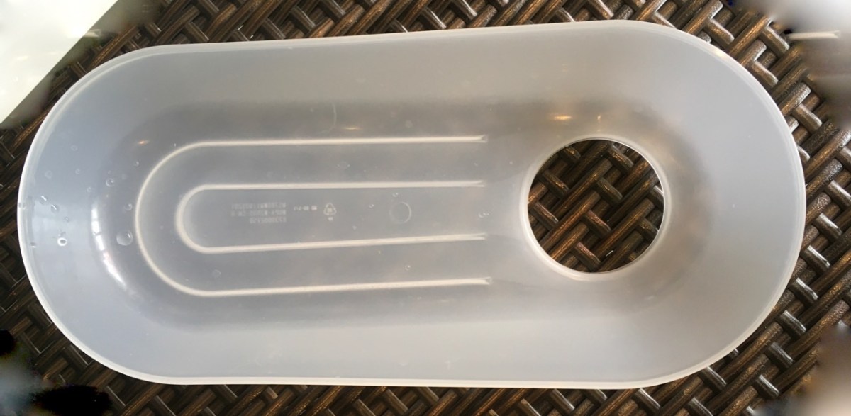 Filling funnel included with appliance