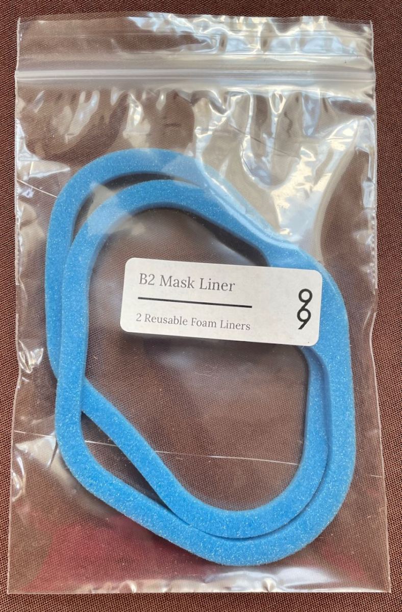 B2 mask liner comes two to a package