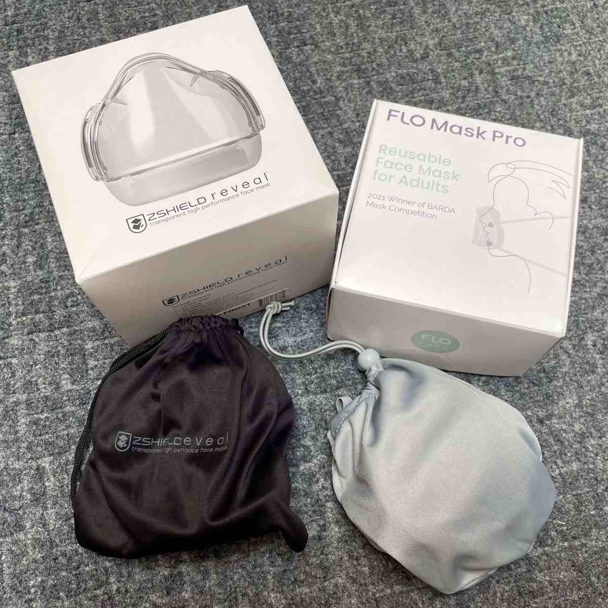 ZShield Reveal and FLO Mask Pro elastomeric respirators