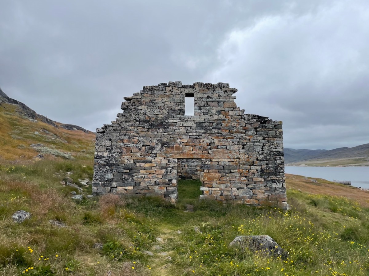Door and windows remain though roof is long gone